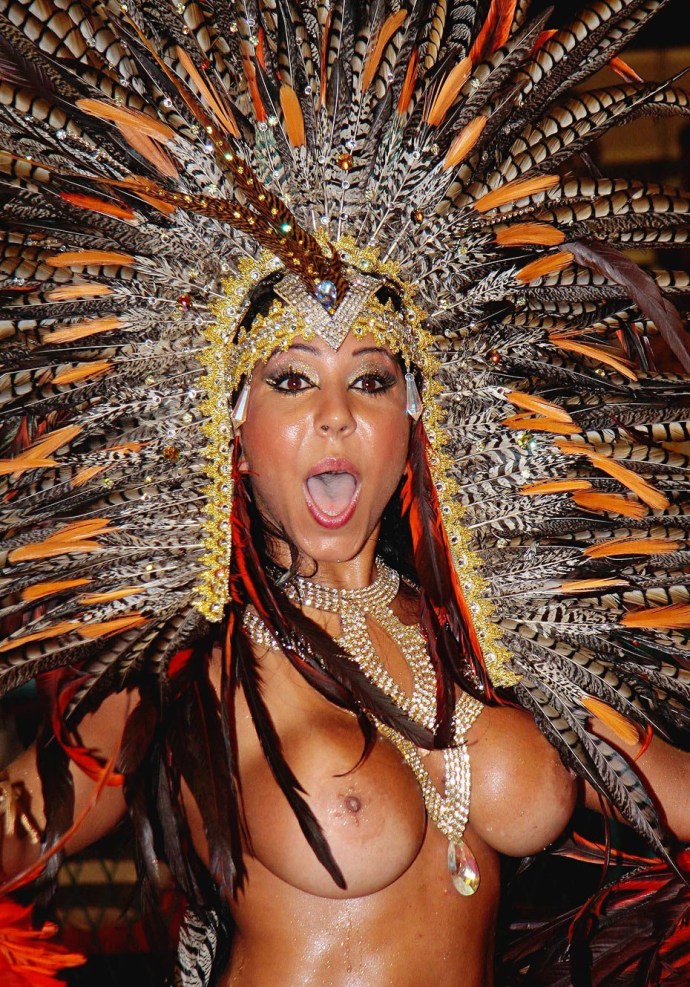 Carnival in rio de janeiro tits