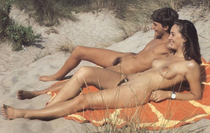 Retro nudist families