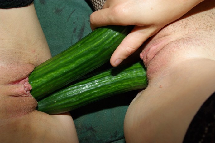 Masturbation in the ass cucumber