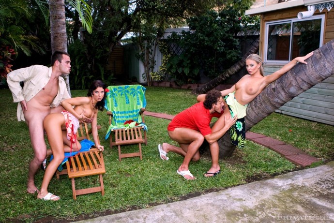 Fucked in a summer house