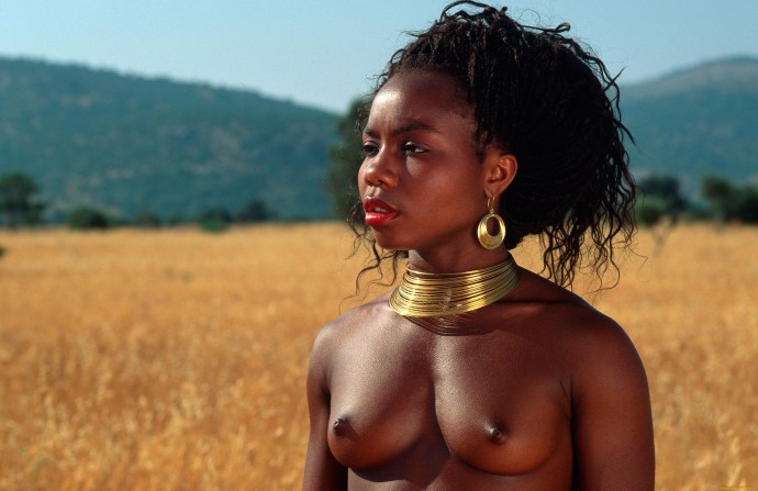 Beautiful naked black women