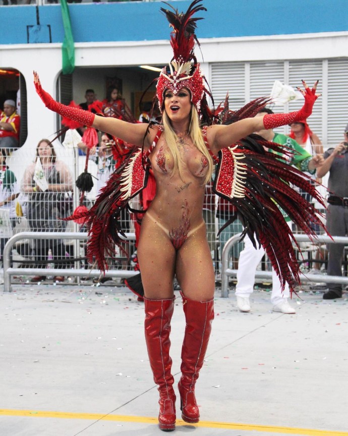 Naked carnival Brazil 1986
