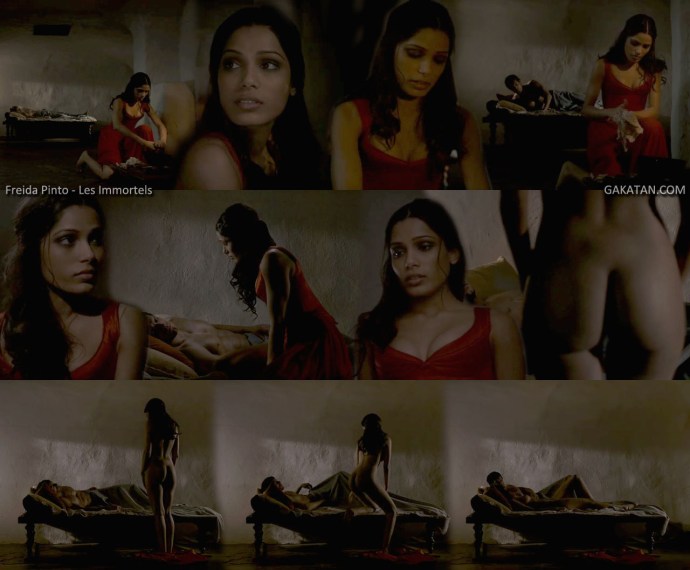 Frida Pinto Naked in films