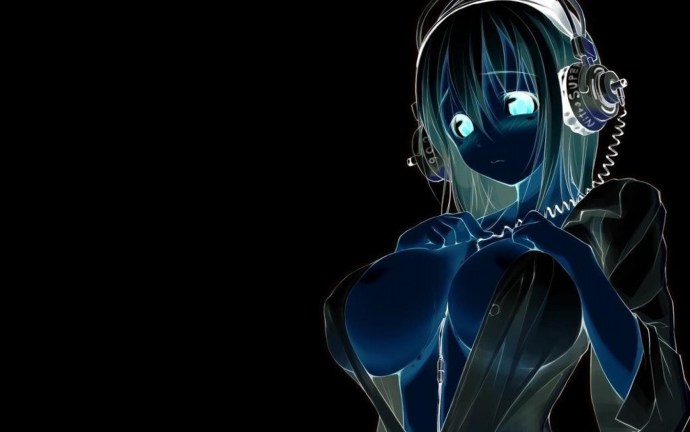 Wallpaper on the work table Anime Girls
