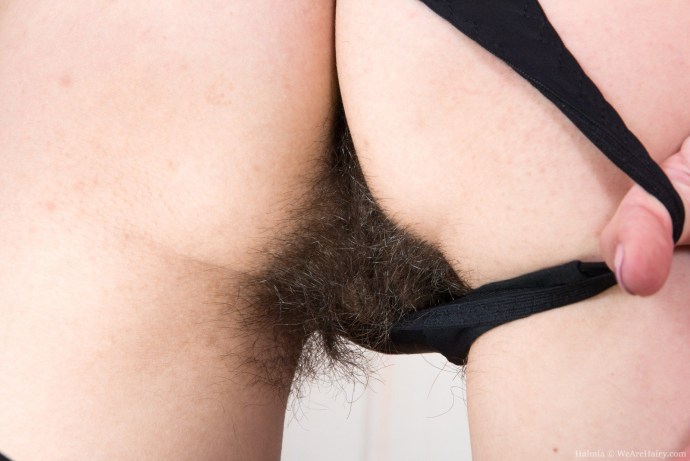 The most hairy female pubis