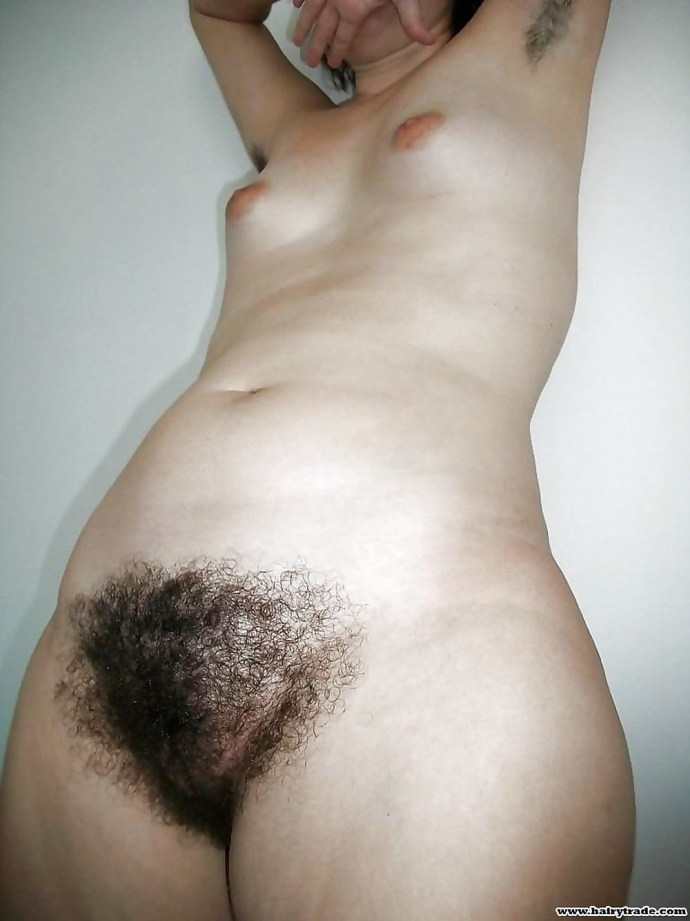 The most hairy female pubis