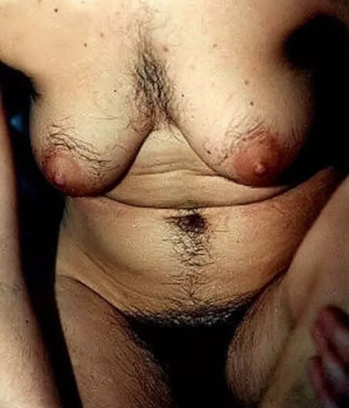 Shaggy pubis to the navel