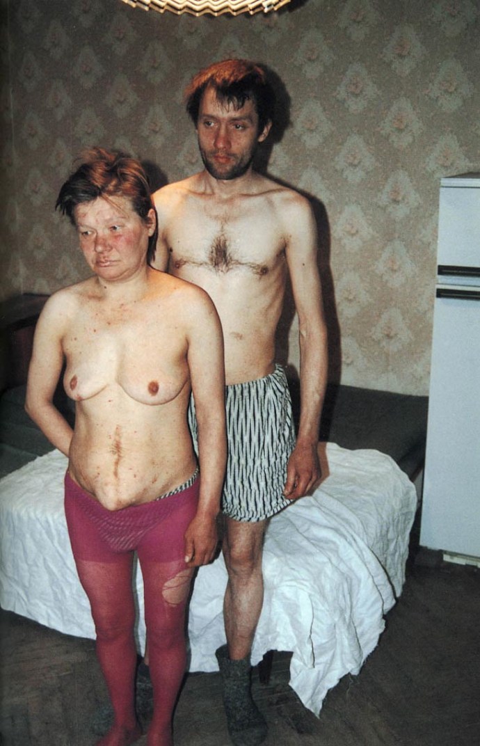Naked old alcoholics