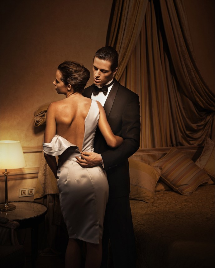 Elegant man and woman