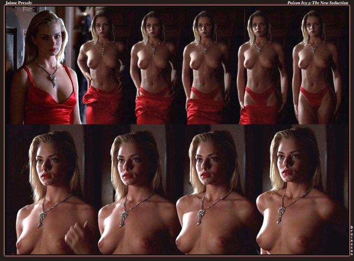 Naked Jamie pressed poisonous ivy naked