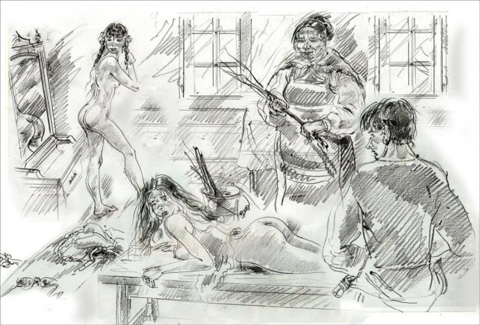 Mechanical machine for flogging BDSM