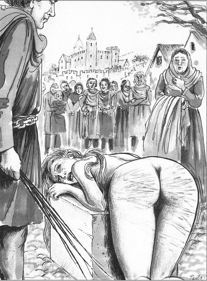 Punishment of girls flogging