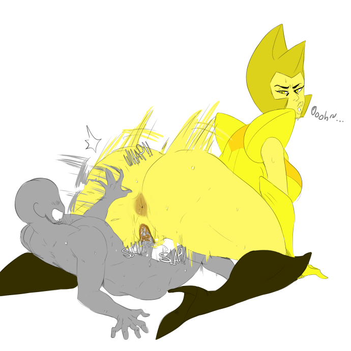 Naked yellow diamond naked