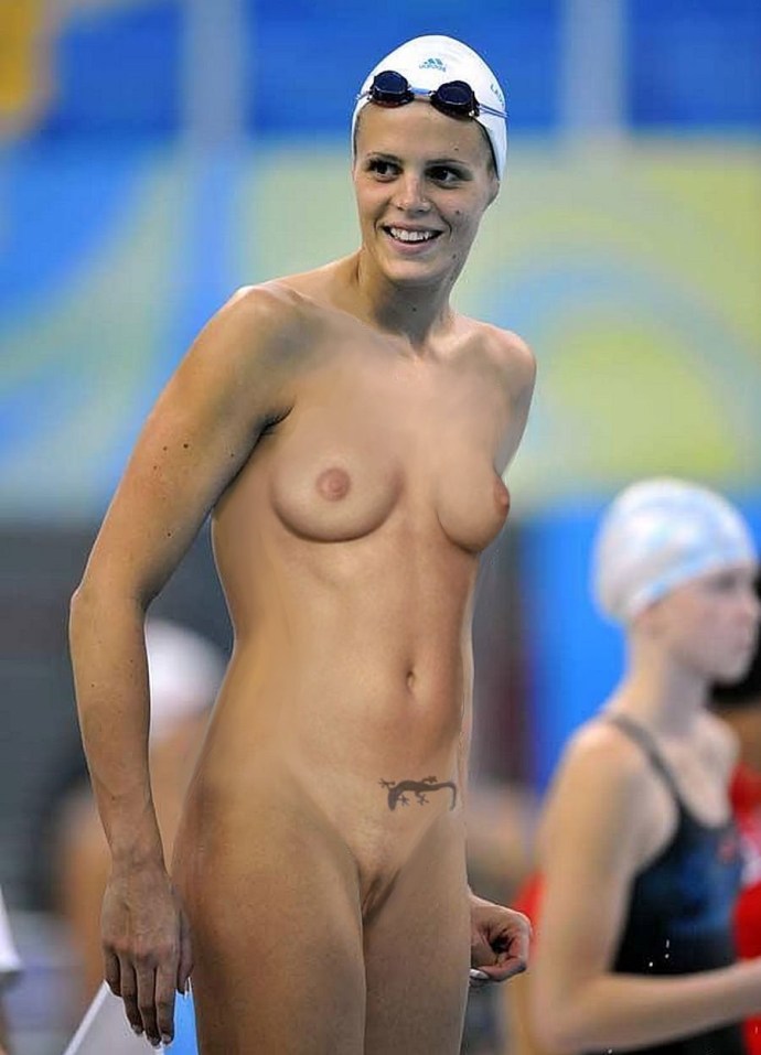 Photos of naked athletes