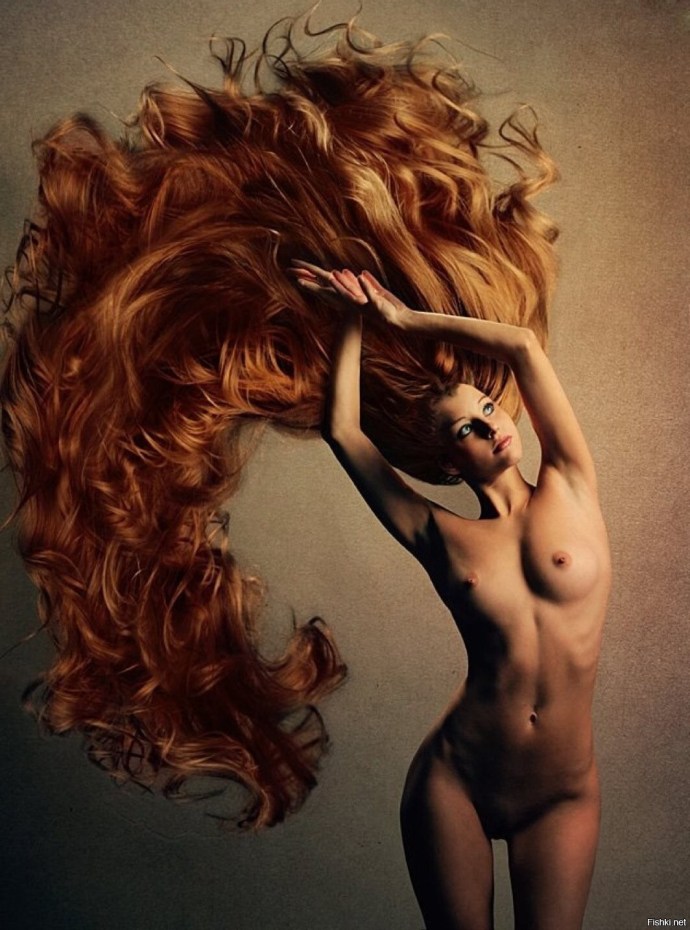 Girls with long hair nude