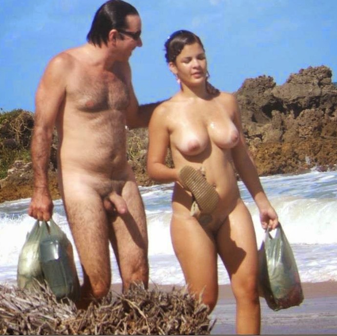 Beautiful girls on the beach suck