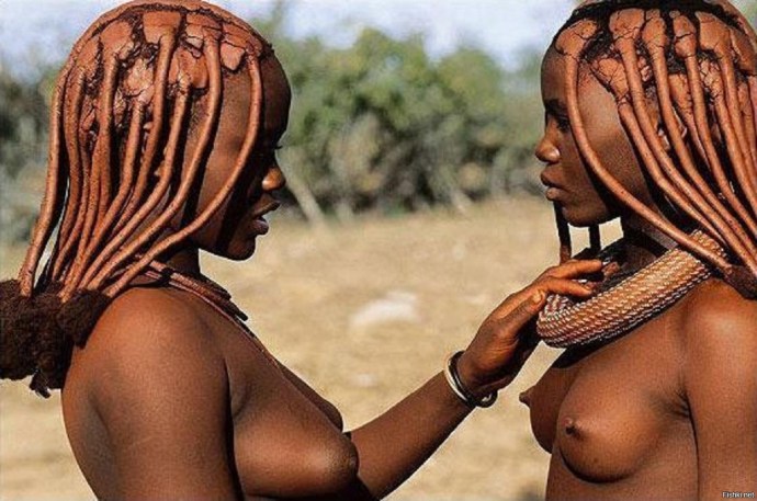 The chest of African women