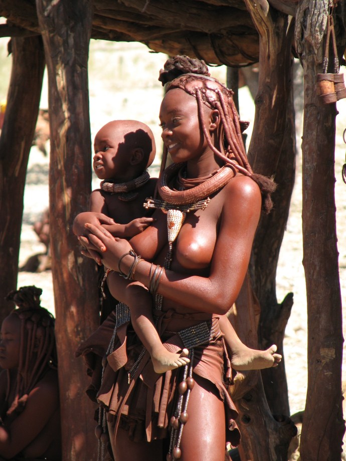 Naked women of the Amazonic tribes