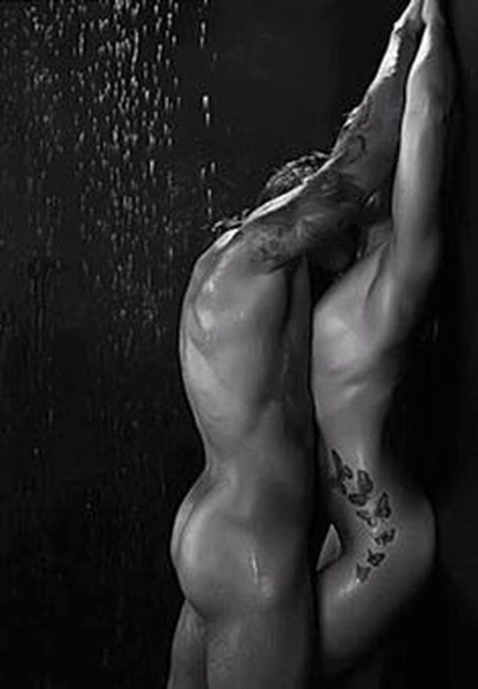 Erotic poses in nature