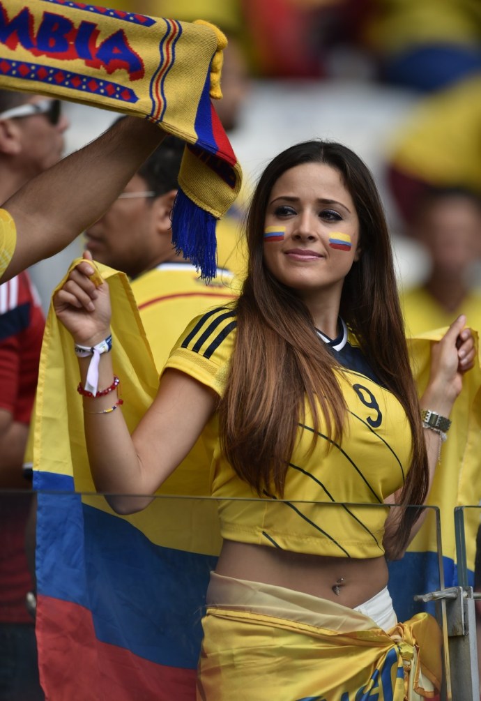 Fans of the 2018 World Cup Natalya Nemchinova