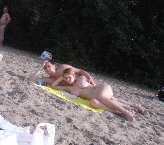 Tits on the beach Silver Bor