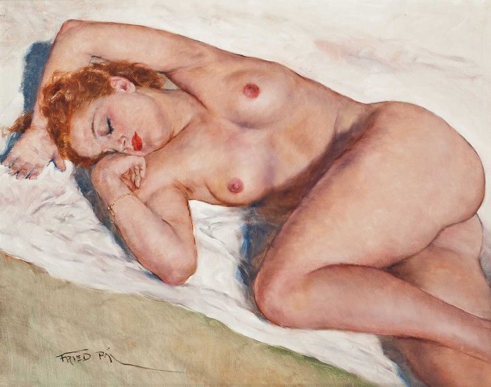 Hyperrealism painting female nature
