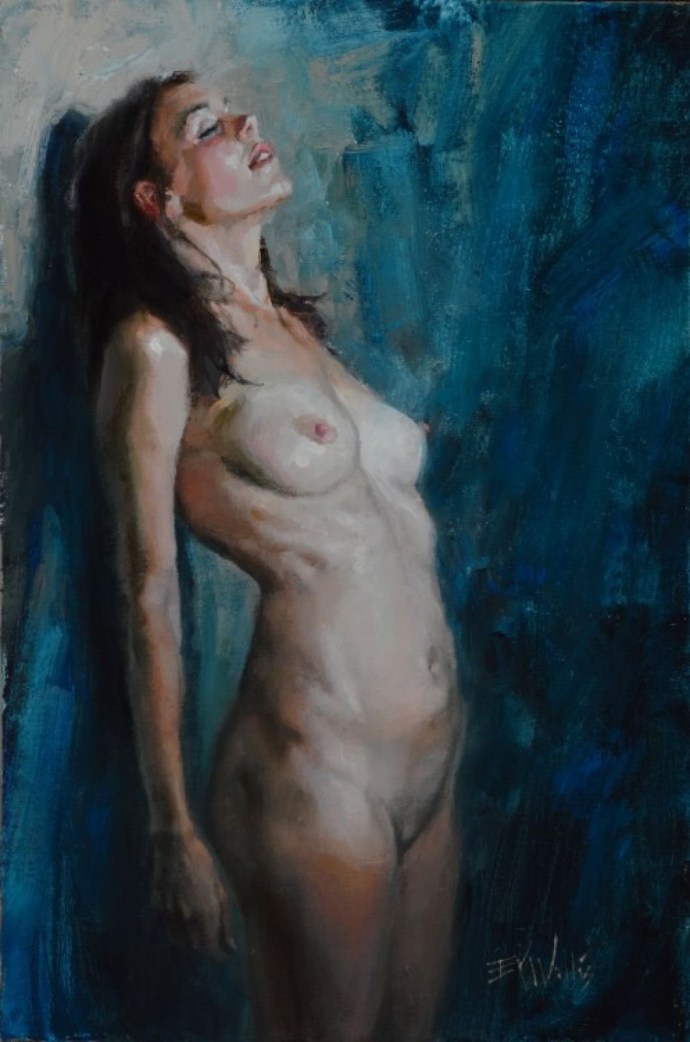 Photo portrait of naked nature