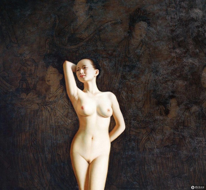 Nude painting Eric Valles