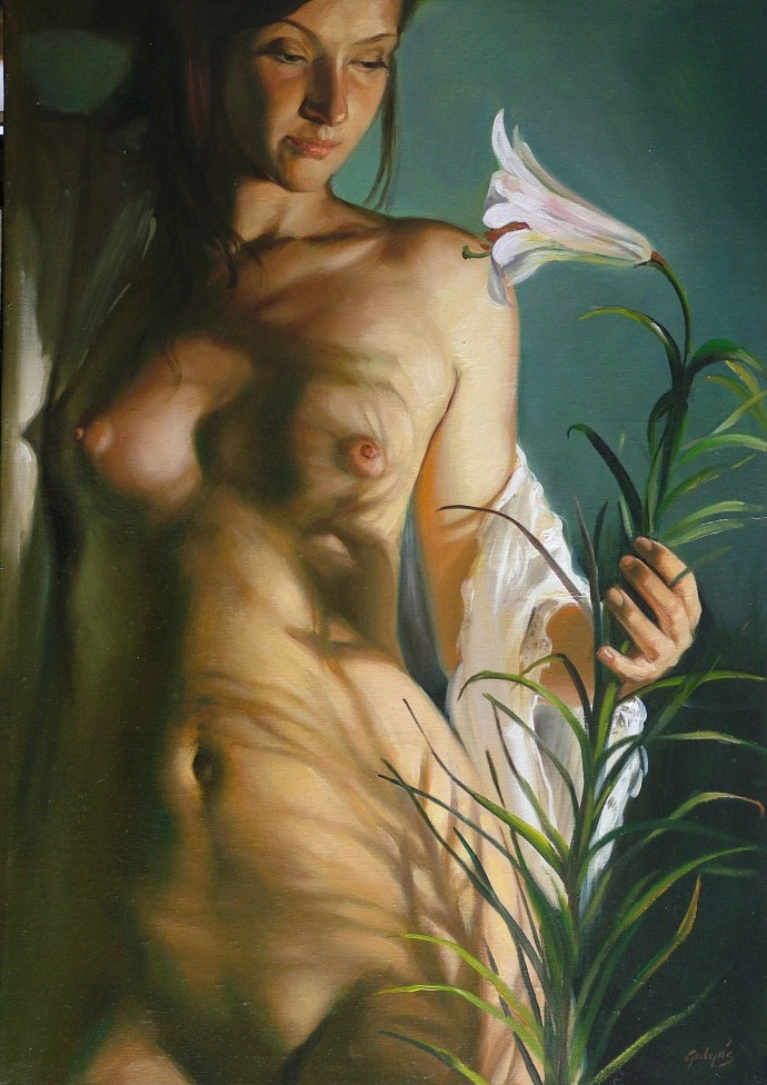 Female nudity in art