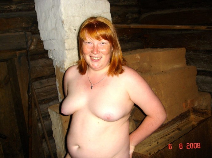 Naked bbw in nature