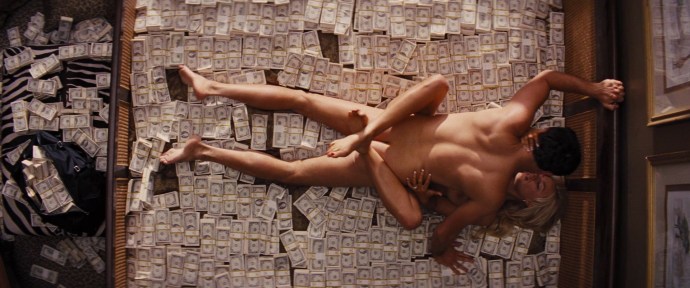 Margot Robbie Wolf with Wall Street Naked