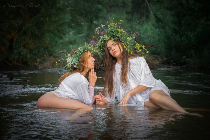 Ivan Kupala swimming on Ivan Kupala