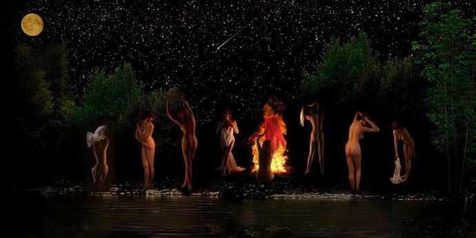 The holiday of Ivan Kupala naked