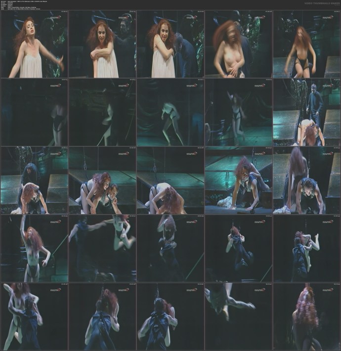 Anna Bolshova Naked in the theater