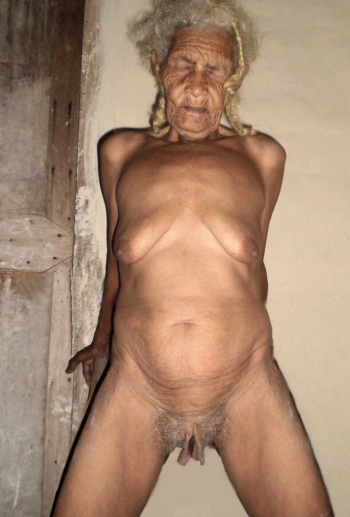 Very old naked old women