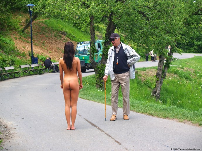 Naked walks in the park