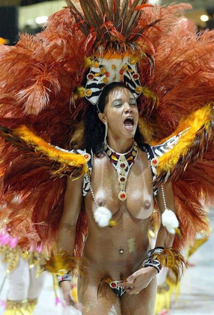 Naked carnival Brazil 1986