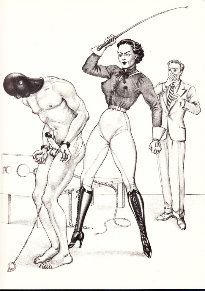 Madam and family pair of slaves bdsm