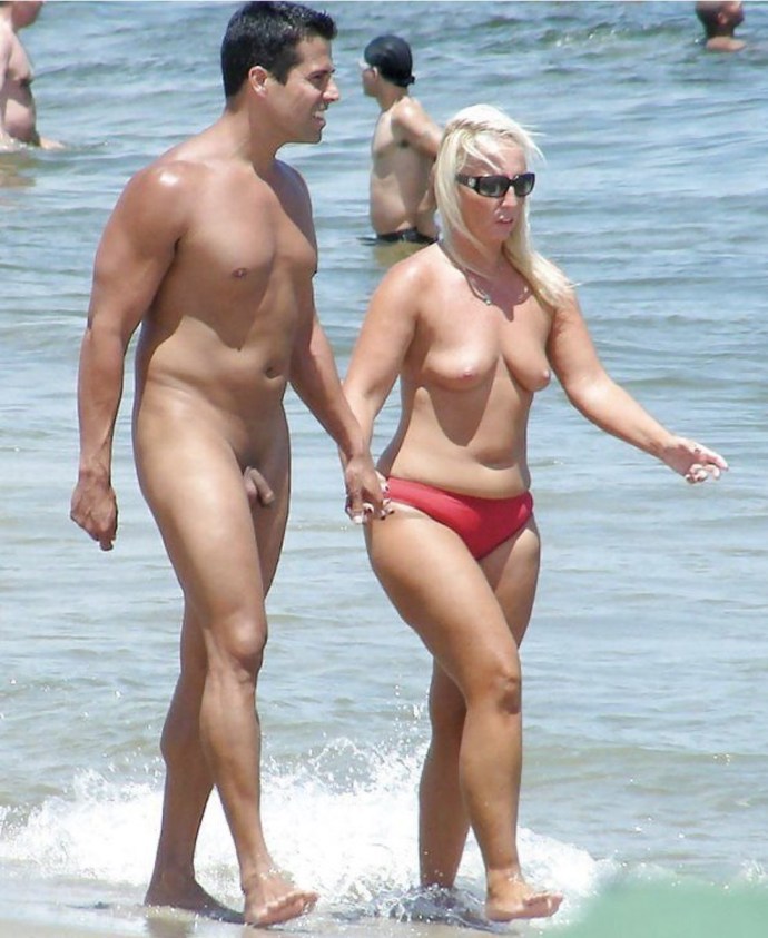 Boys naked on the beach dressed