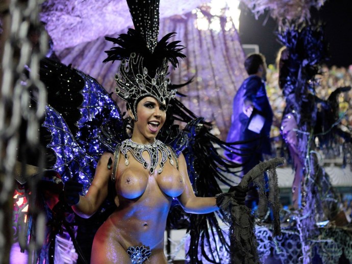 Carnival in Rio de Janeiro naked