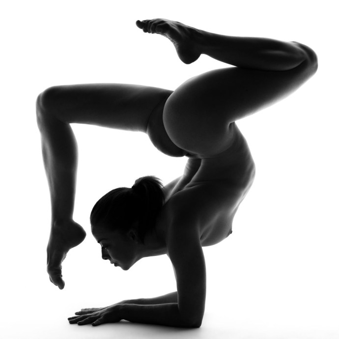 Beautiful naked gymnasts
