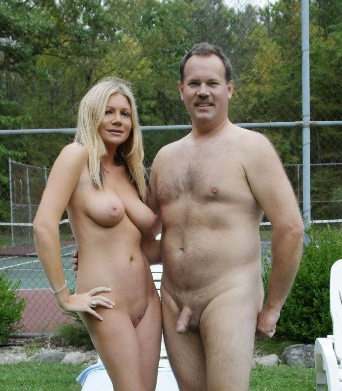 Naked elderly married couples