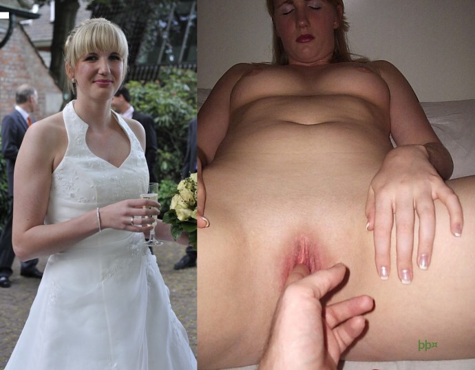 Brides dressed and striped