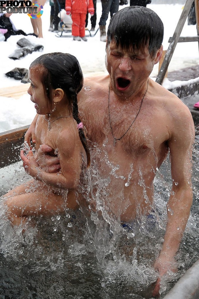 Family bathing