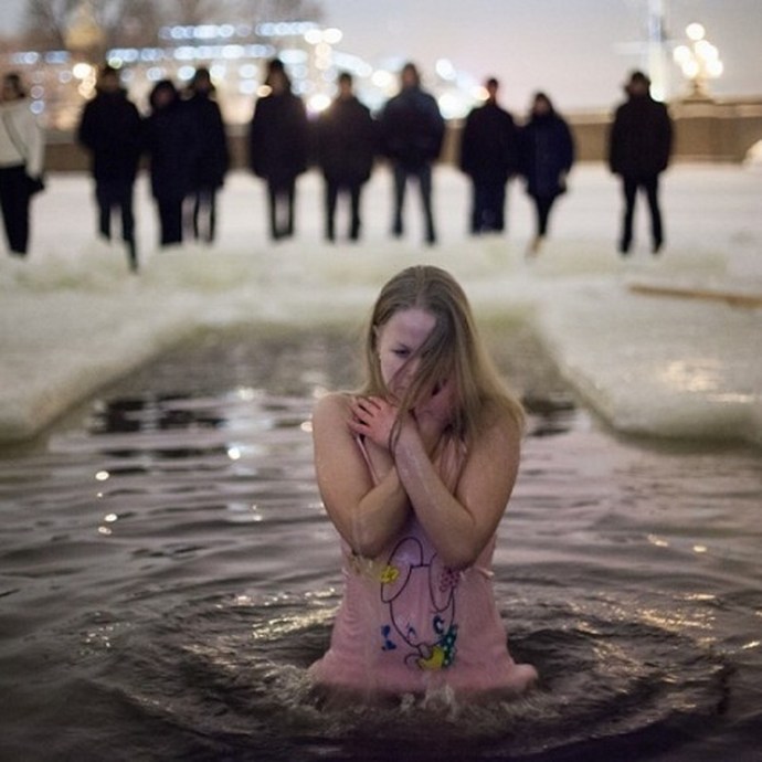 Epiphany Bathing in Russia