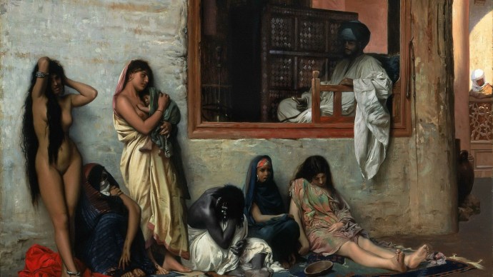 Jean-Leon Jerome Basin in the harem