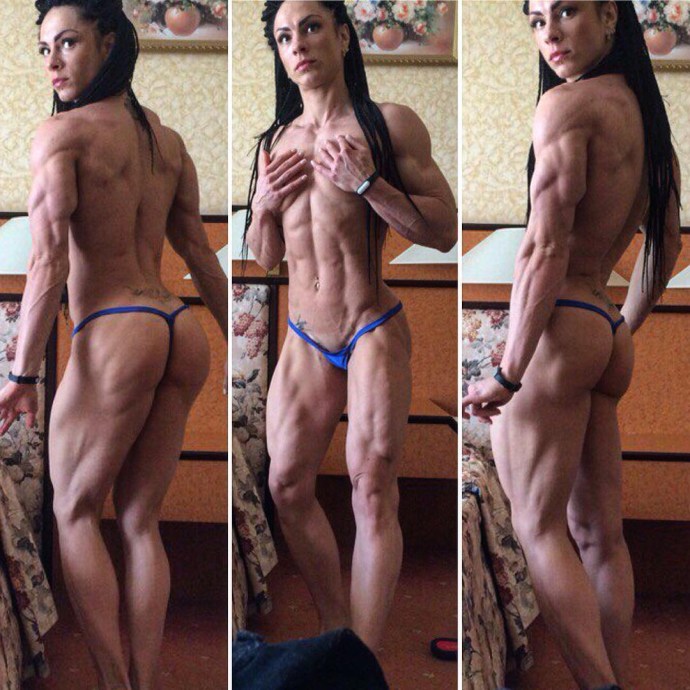 Katyukha Kuznetsova Bodybuilder naked
