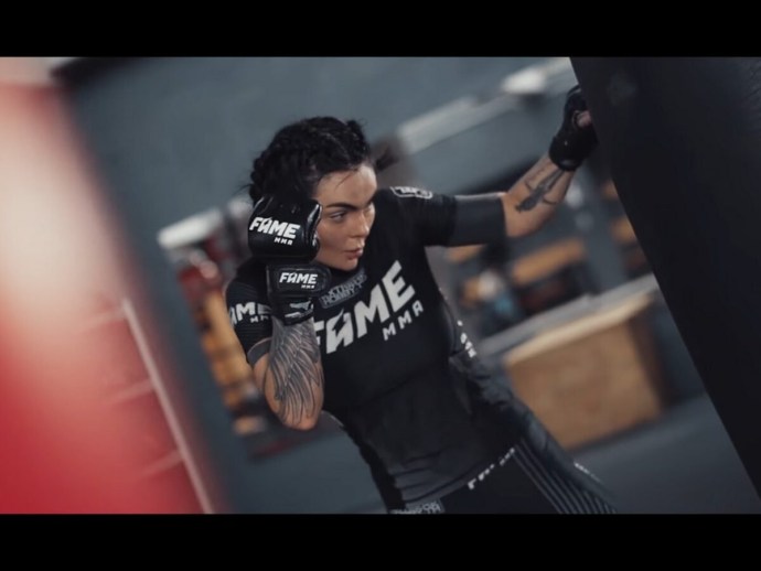 JUFS fighter Girl Amanda Nunes
