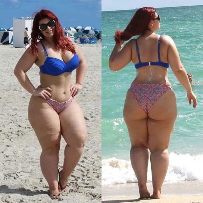 Bikini's fat asses