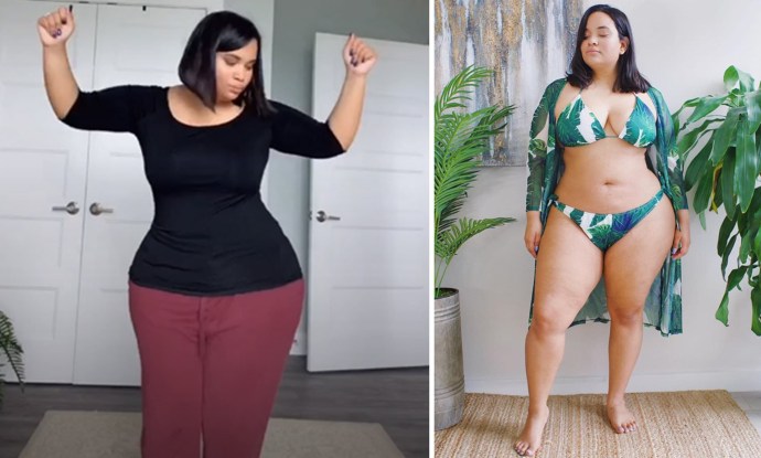 Slim Curvy Figure